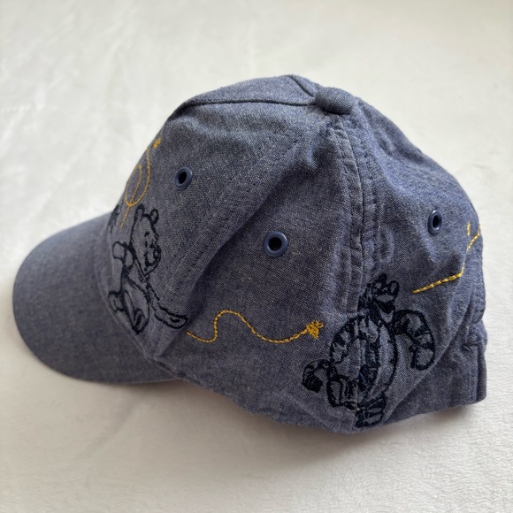 Disney Winnie the Pooh and Friends Blue Adjustable Baseball Hat Cap - Picture 4 of 9